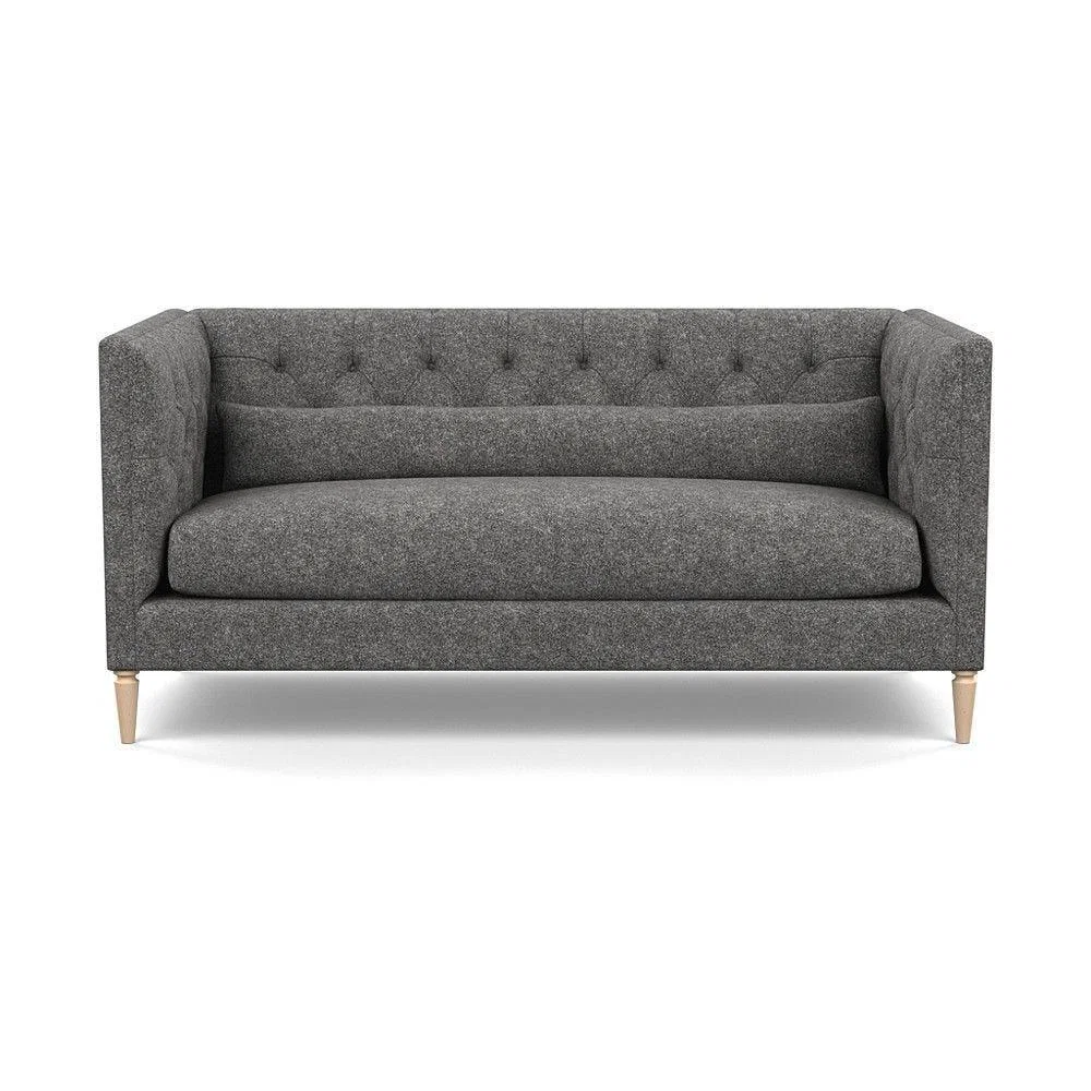 Heal's Balmoral 3 Seater Sofa Smart Linen Mix Duck Egg Walnut Feet - Heal's UK Furniture – image 68