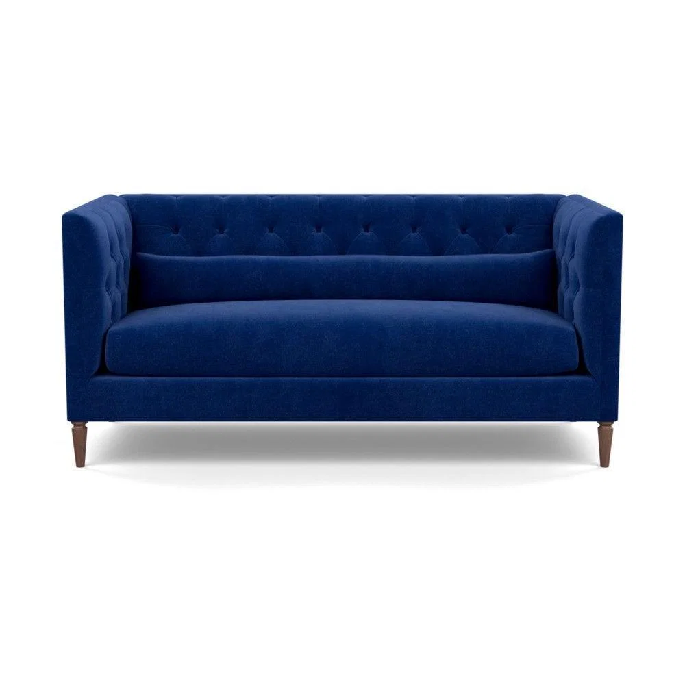 Heal's Balmoral 3 Seater Sofa Smart Linen Mix Duck Egg Walnut Feet - Heal's UK Furniture – image 8