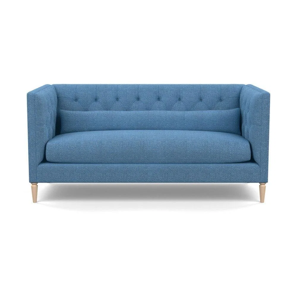 Heal's Balmoral 3 Seater Sofa Smart Linen Mix Duck Egg Walnut Feet - Heal's UK Furniture – image 72