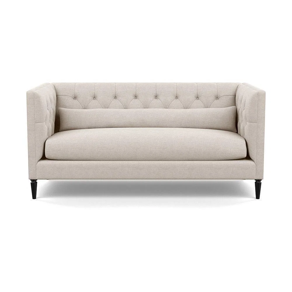 Heal's Balmoral 3 Seater Sofa Smart Linen Mix Duck Egg Walnut Feet - Heal's UK Furniture – image 74