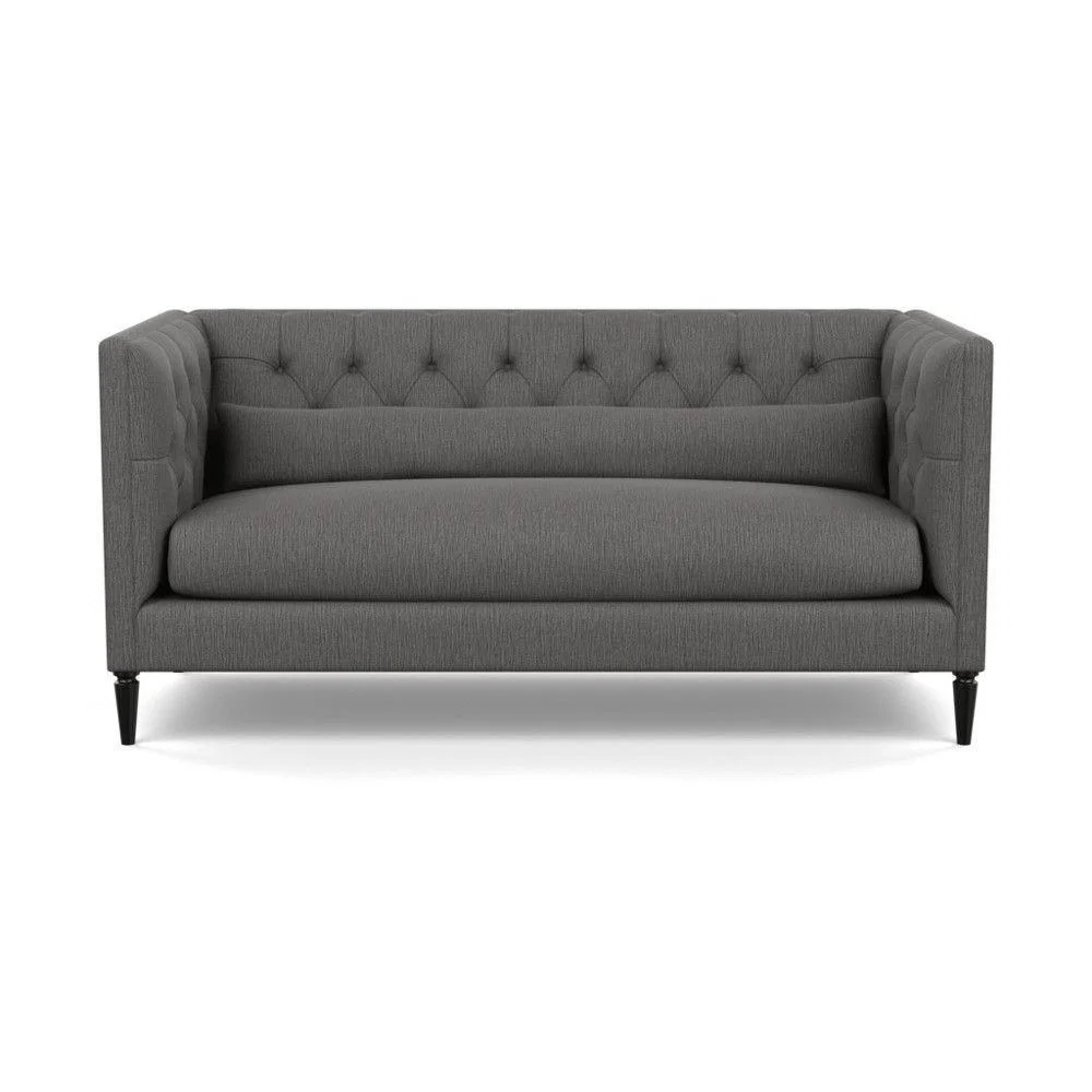 Heal's Balmoral 3 Seater Sofa Smart Linen Mix Duck Egg Walnut Feet - Heal's UK Furniture – image 77