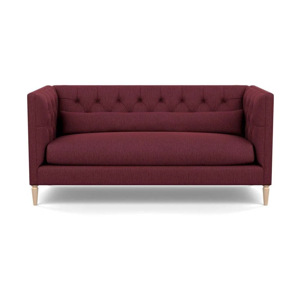 Heal's Balmoral 3 Seater Sofa Smart Linen Mix Duck Egg Walnut Feet - Heal's UK Furniture – image 80