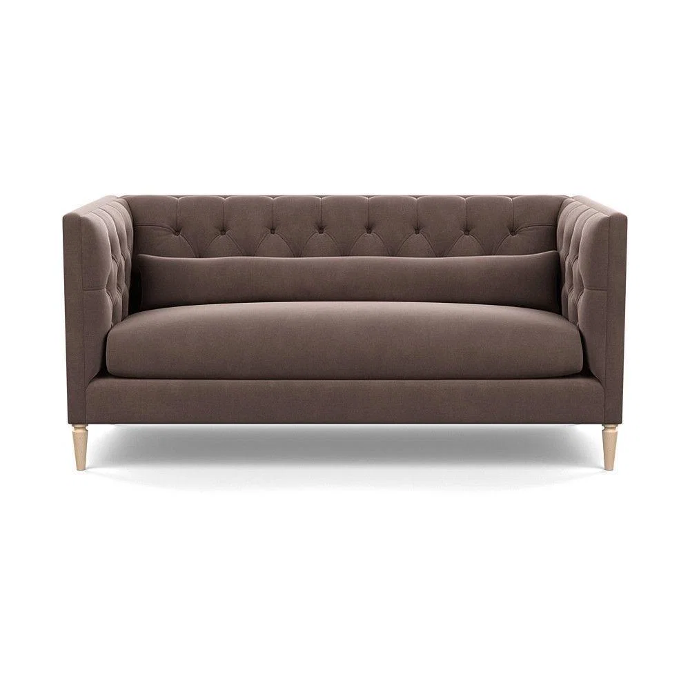 Heal's Balmoral 3 Seater Sofa Smart Linen Mix Duck Egg Walnut Feet - Heal's UK Furniture – image 9