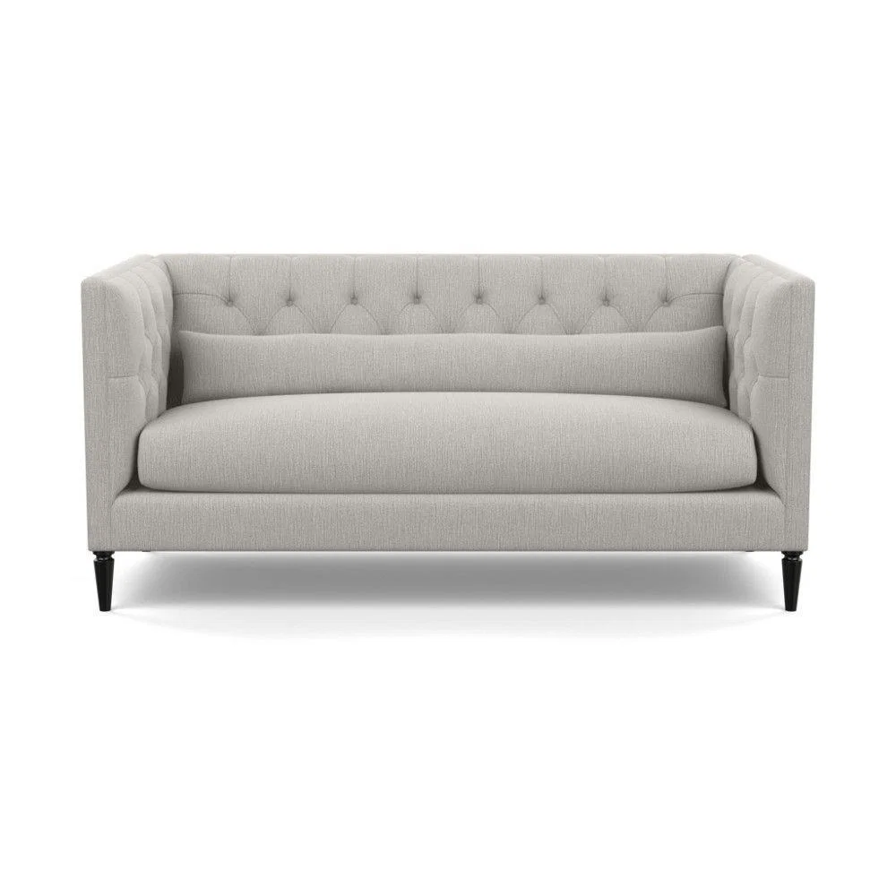 Heal's Balmoral 3 Seater Sofa Smart Linen Mix Duck Egg Walnut Feet - Heal's UK Furniture – image 83