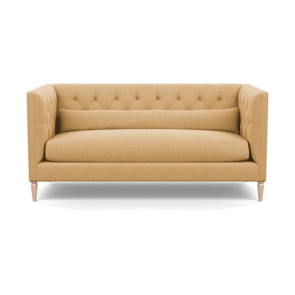 Heal's Balmoral 3 Seater Sofa Smart Linen Mix Duck Egg Walnut Feet - Heal's UK Furniture – image 89