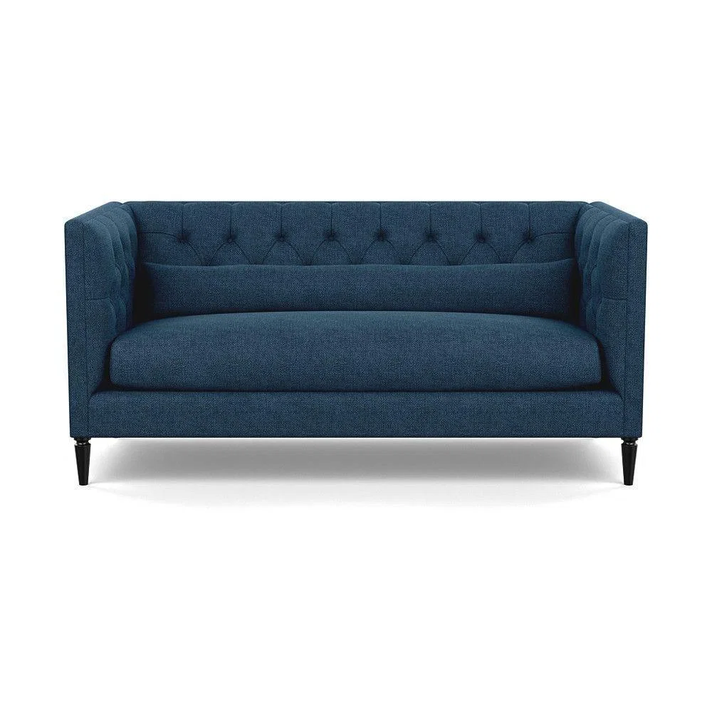 Heal's Balmoral 3 Seater Sofa Smart Linen Mix Duck Egg Walnut Feet - Heal's UK Furniture – image 98