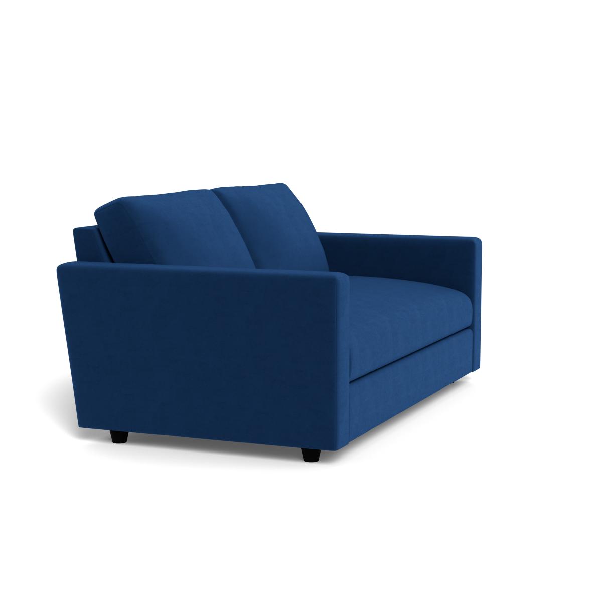 Heal's Nimbus 3 Seater Sofa Velvet Petrol Black Feet – image 2