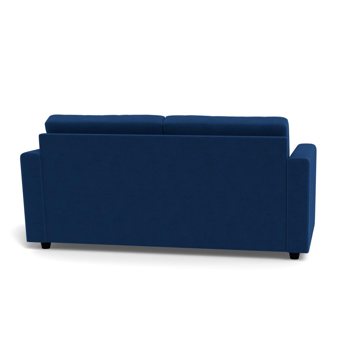 Heal's Nimbus 3 Seater Sofa Velvet Petrol Black Feet – image 5