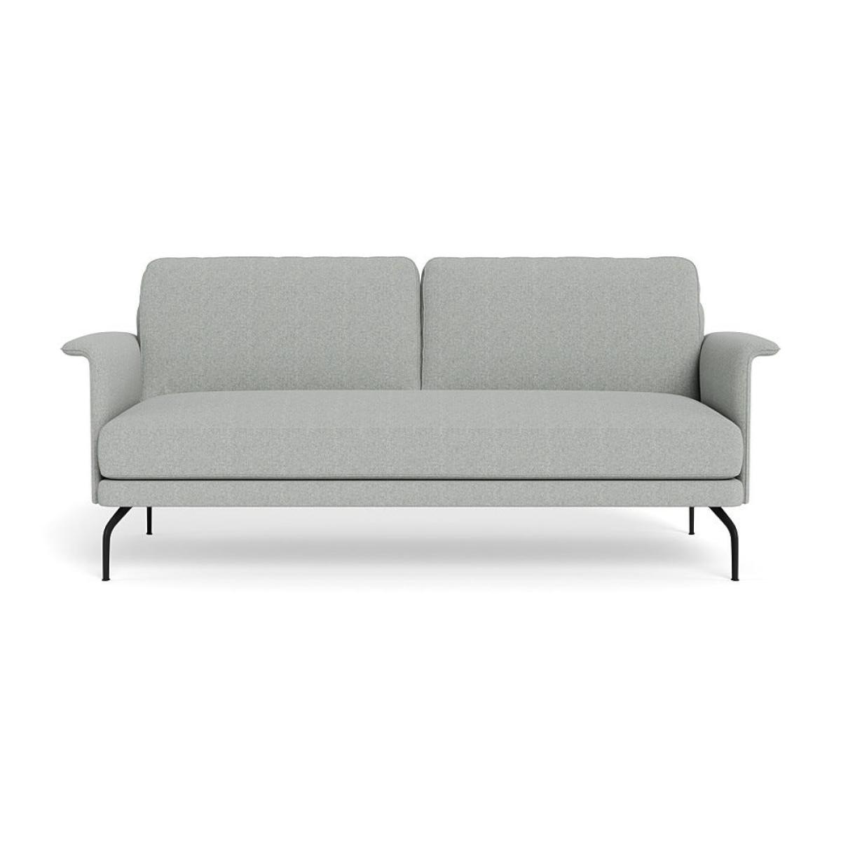 Heal's Iver 3 Seater Sofa Melton Wool Limestone Black Feet – image 2
