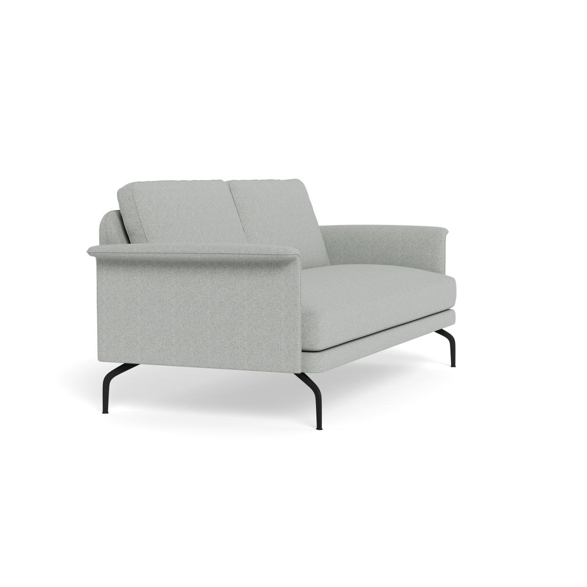 Heal's Iver 3 Seater Sofa Melton Wool Limestone Black Feet – image 3