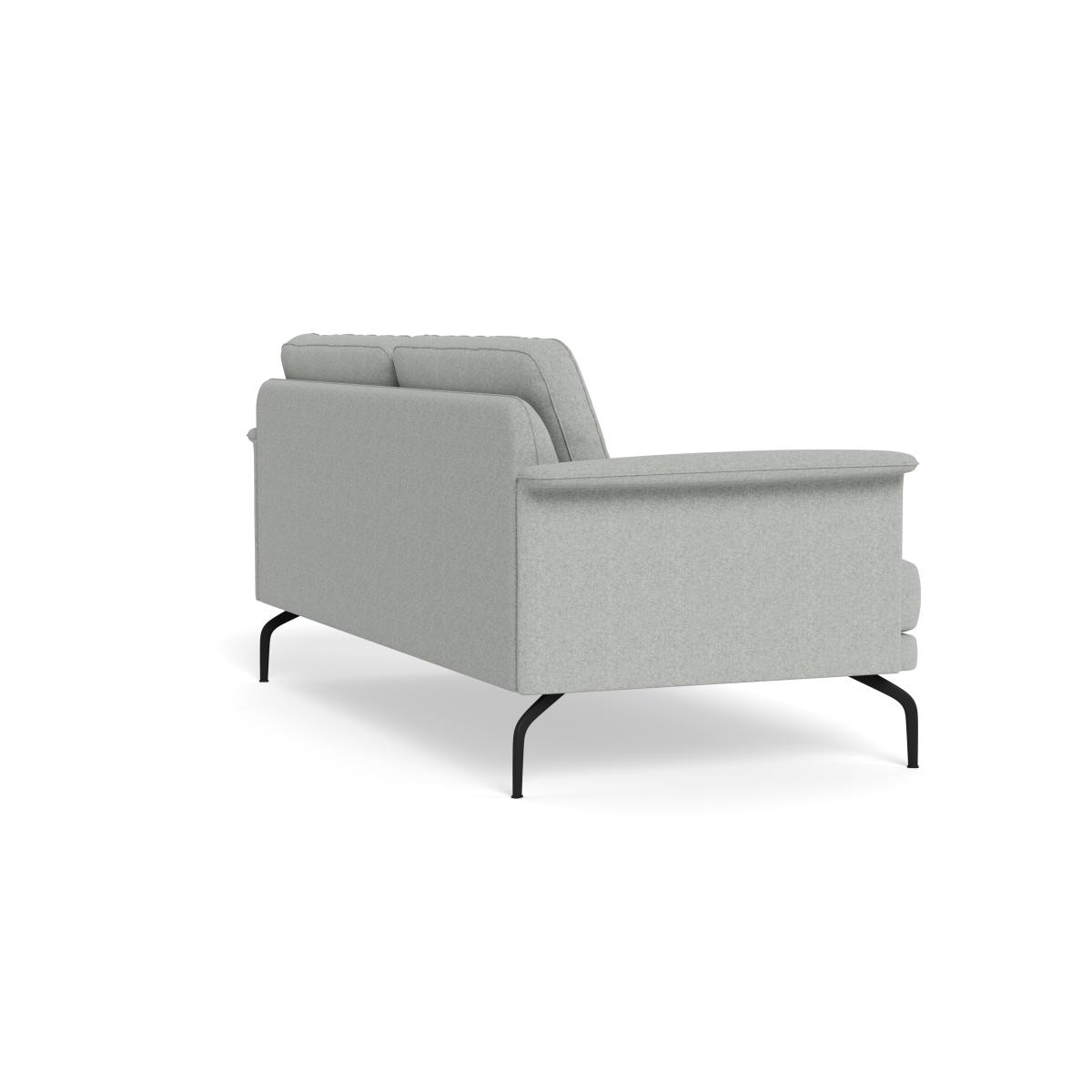 Heal's Iver 3 Seater Sofa Melton Wool Limestone Black Feet – image 5
