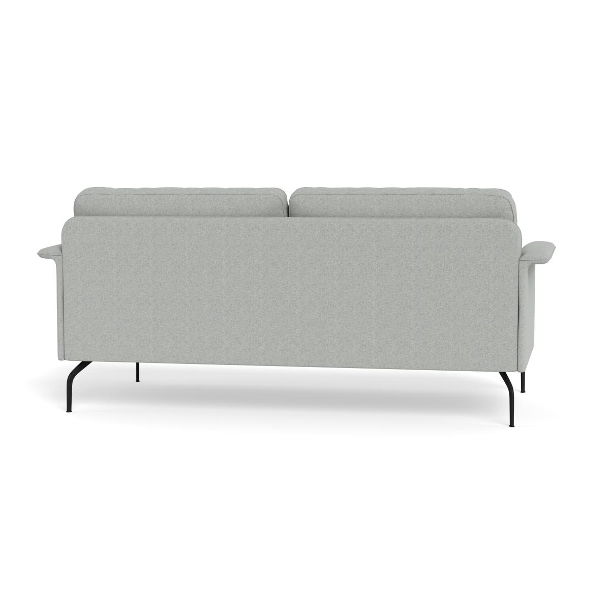 Heal's Iver 3 Seater Sofa Melton Wool Limestone Black Feet – image 6