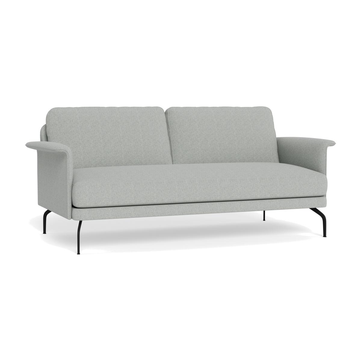 Heal's Iver 3 Seater Sofa Melton Wool Limestone Black Feet – image 1