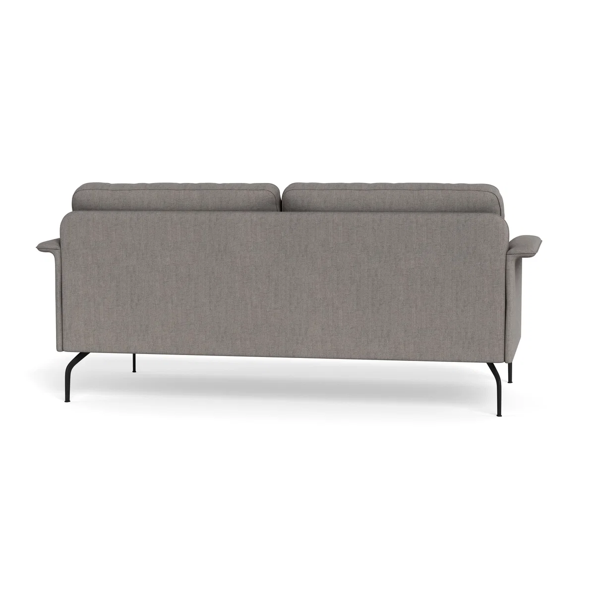 Heal's Iver 3 Seater Sofa Broad Weave Pebble Black Feet – image 6