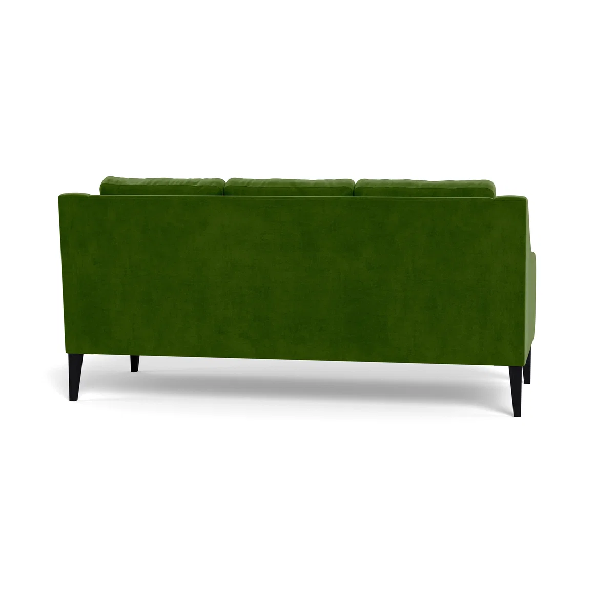 Heal's Richmond 3 Seater Sofa Smart Luxe Velvet Grass Black Feet – image 6
