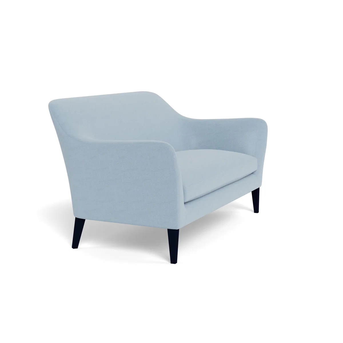 Heal's Wallis 3 Seater Sofa Capelo LinenCotton Sea Shanty Walnut Feet - Heal's UK Furniture – image 2