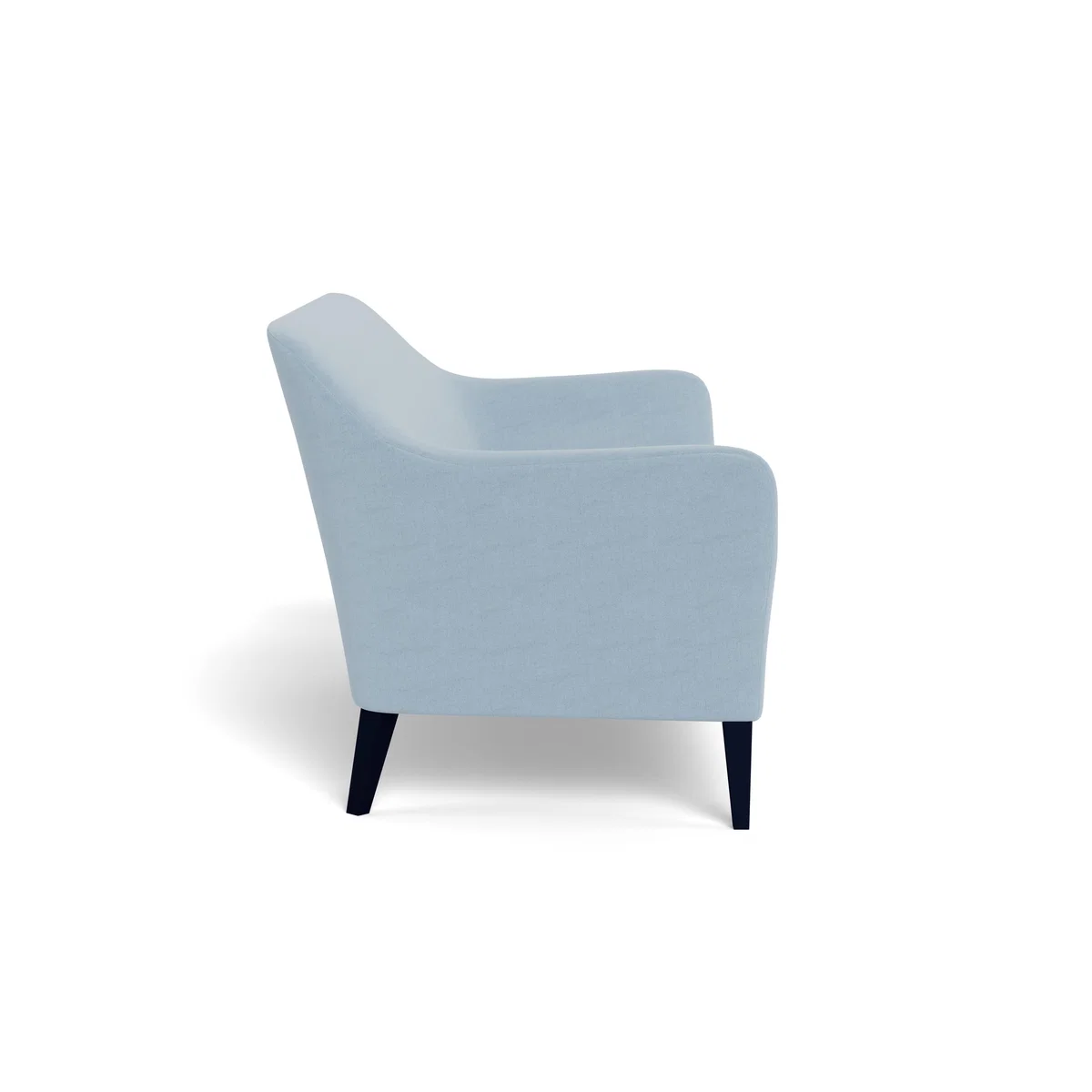 Heal's Wallis 3 Seater Sofa Capelo LinenCotton Sea Shanty Walnut Feet - Heal's UK Furniture – image 3