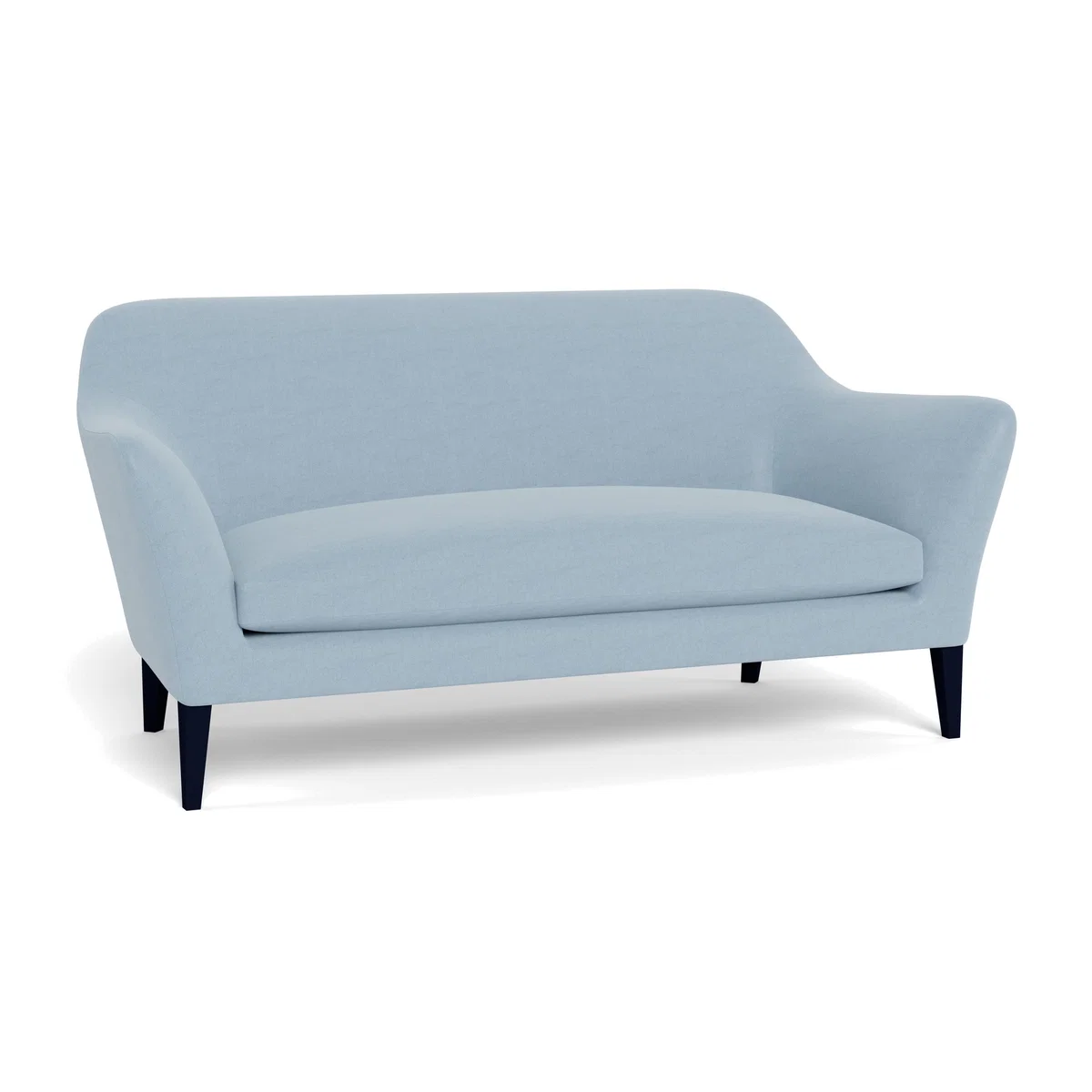 Heal's Wallis 3 Seater Sofa Capelo LinenCotton Sea Shanty Walnut Feet - Heal's UK Furniture – image 1