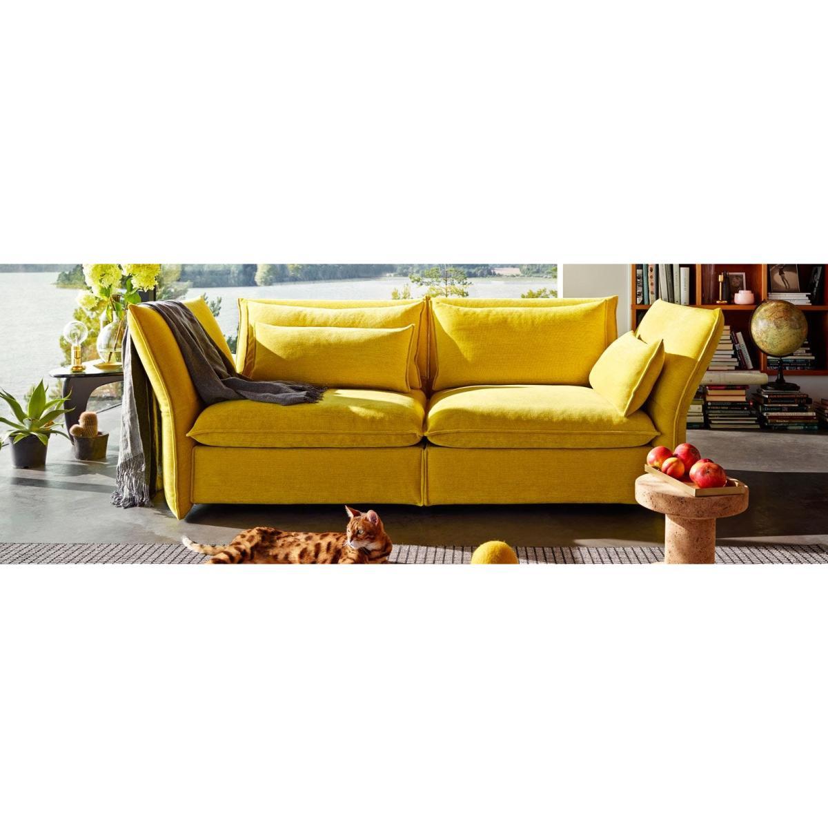 Vitra Mariposa 2.5 Seater Sofa F80 Iroko 2 Dark Blue - Heal's UK Furniture – image 2