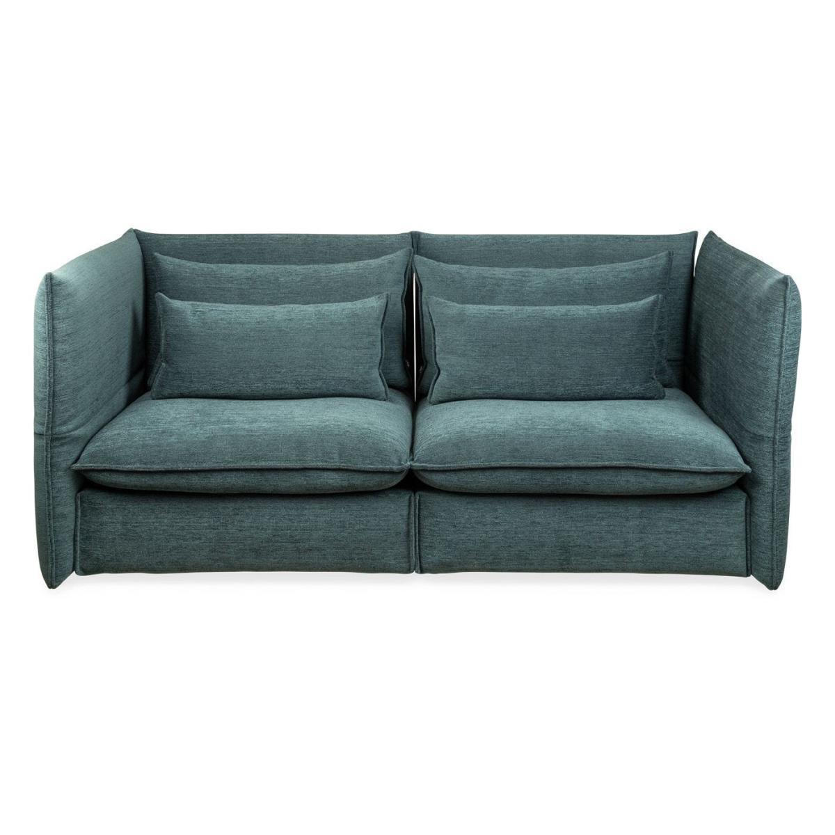 Vitra Mariposa 2.5 Seater Sofa F80 Iroko 2 Dark Blue - Heal's UK Furniture – image 20