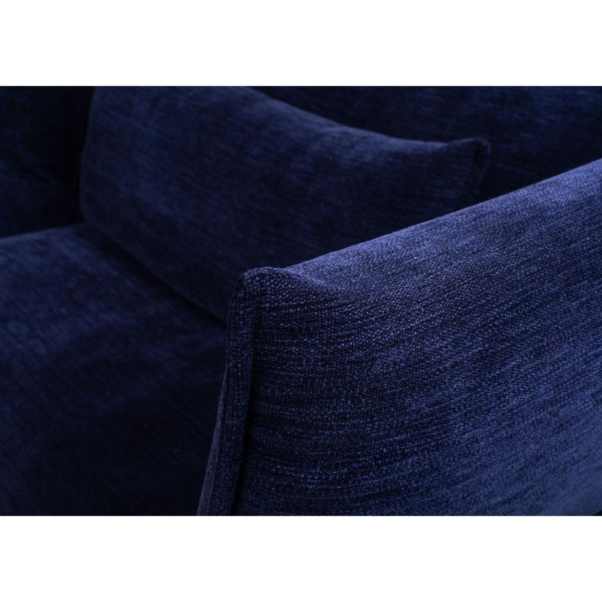 Vitra Mariposa 2.5 Seater Sofa F80 Iroko 2 Dark Blue - Heal's UK Furniture – image 22