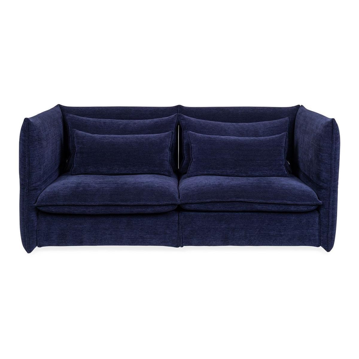Vitra Mariposa 2.5 Seater Sofa F80 Iroko 2 Dark Blue - Heal's UK Furniture – image 4