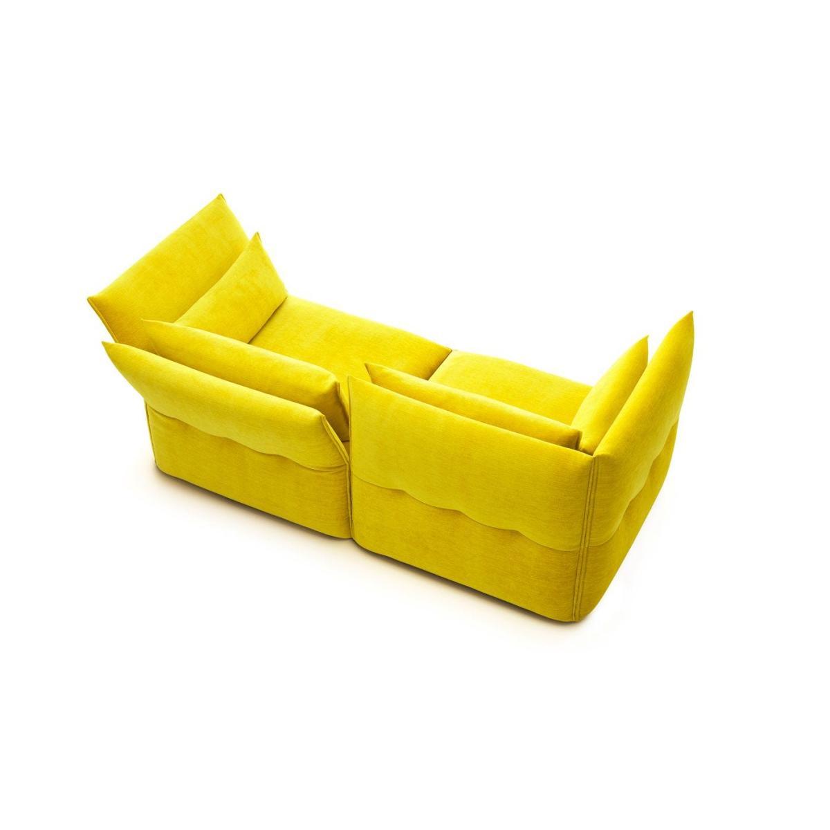 Vitra Mariposa 2.5 Seater Sofa F80 Iroko 2 Dark Blue - Heal's UK Furniture – image 9