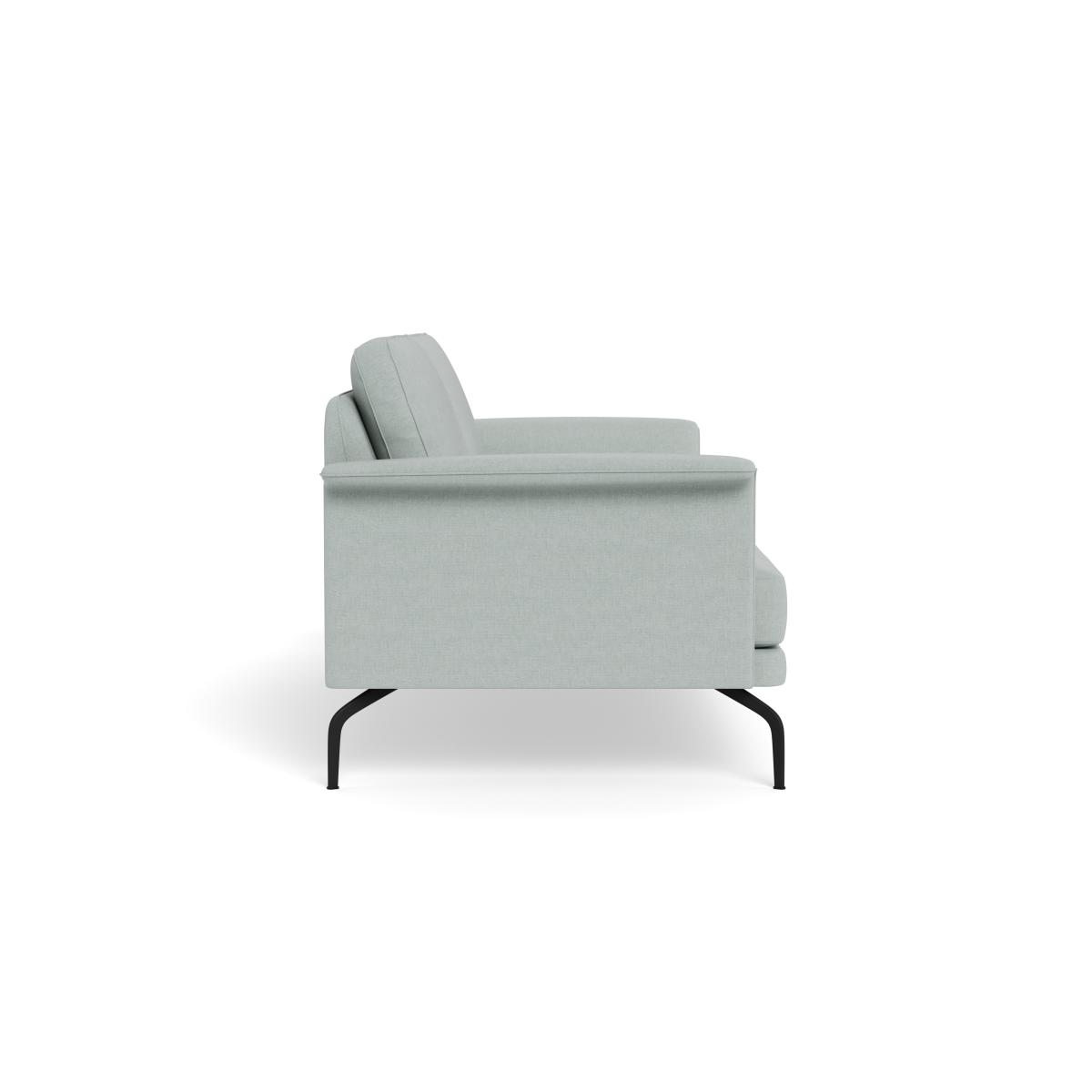 Heal's Iver 3 Seater Sofa Brushed Cotton Oat Black Feet – image 4