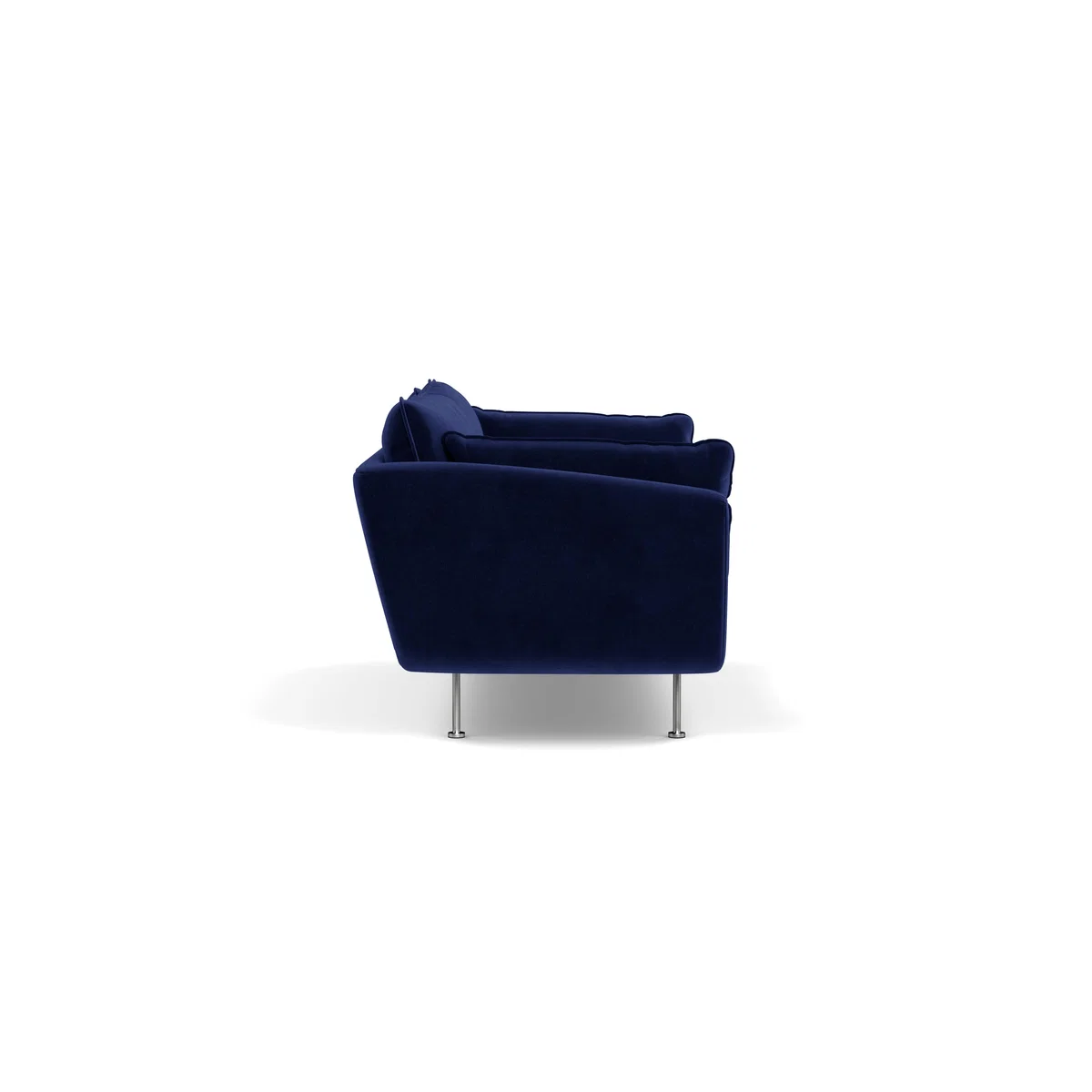 Heal's Allora 3 Seater Sofa Texture Soot Black Feet – image 4