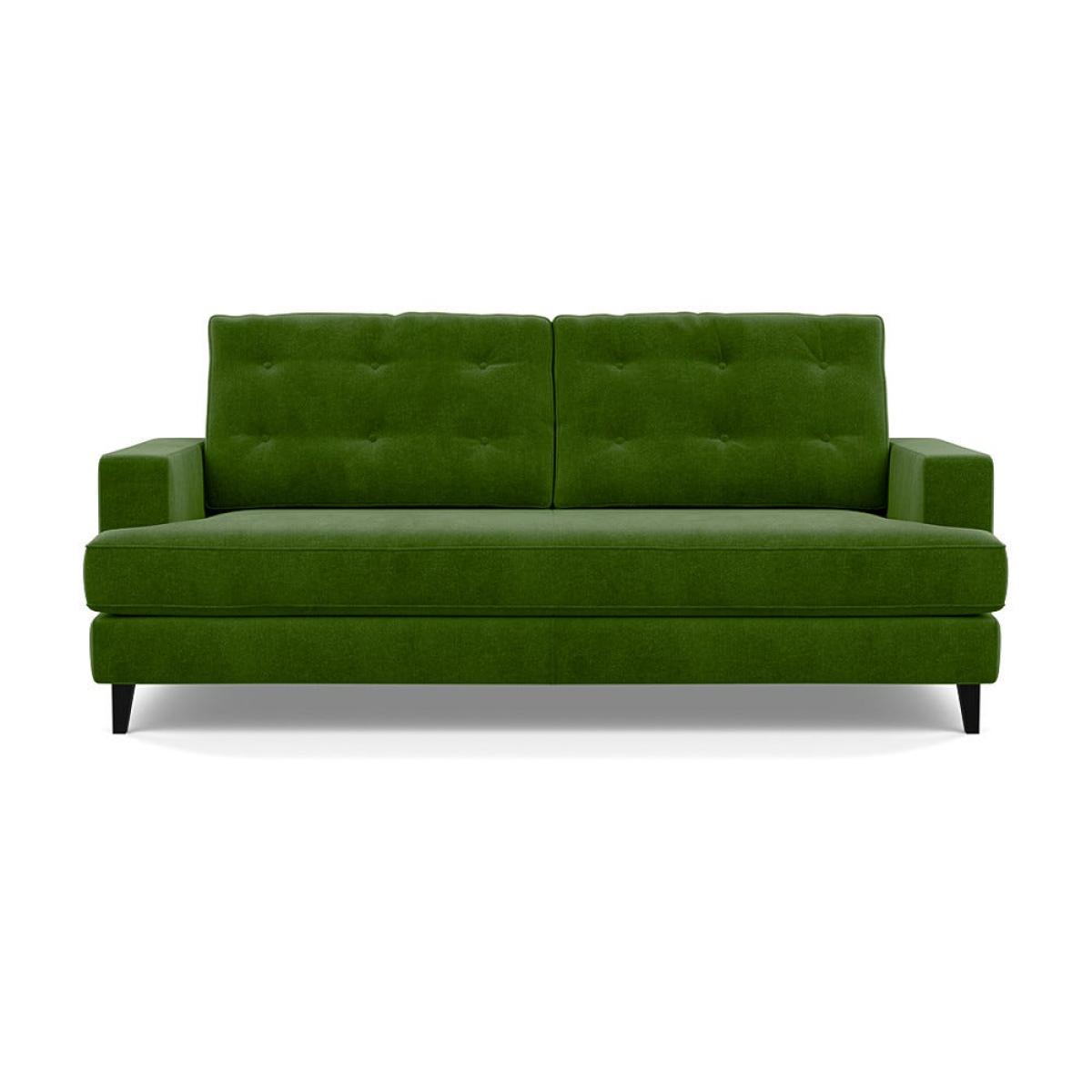 Heal's Mistral 3 Seater Sofa Smart Luxe Velvet Grass Black Feet – image 2