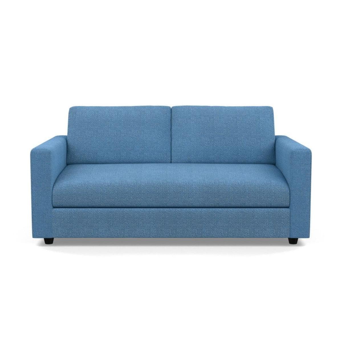 Heal's Nimbus II 3 Seater Sofa Tejo Recycled Cobalt Black Feet - Heal's UK Furniture – image 16