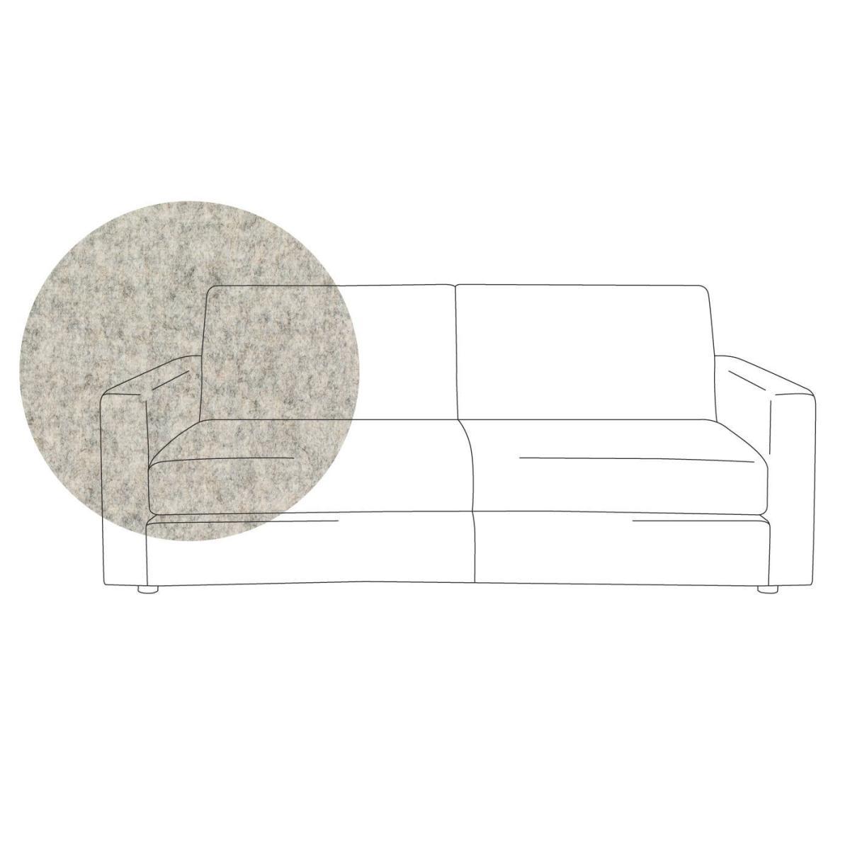 Heal's Nimbus II 3 Seater Sofa Tejo Recycled Cobalt Black Feet - Heal's UK Furniture – image 36
