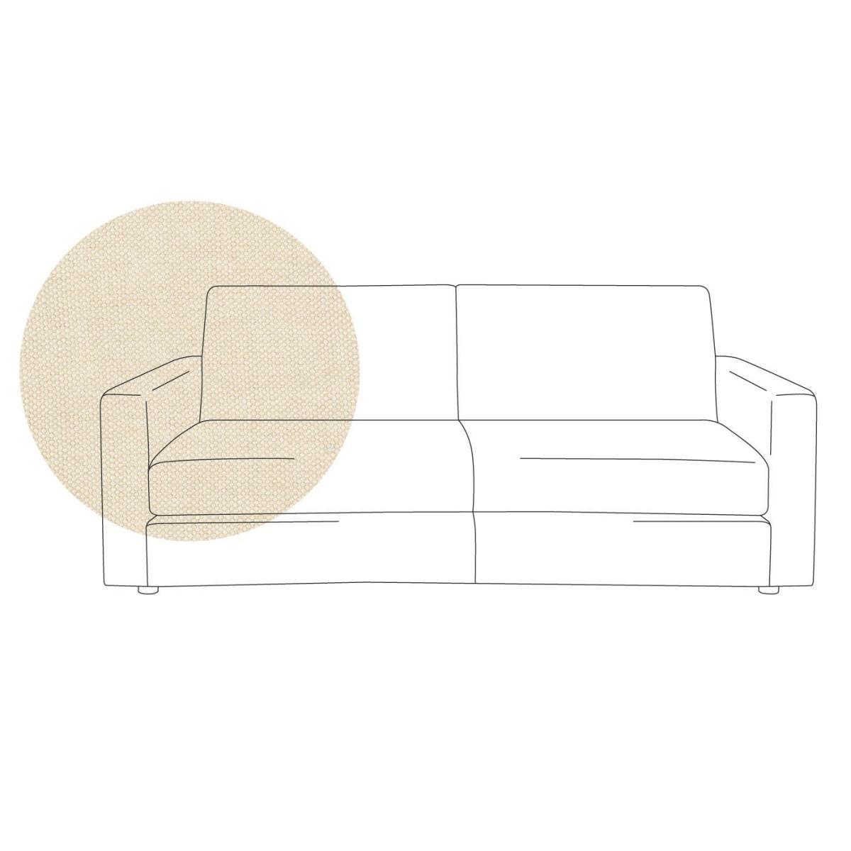 Heal's Nimbus II 3 Seater Sofa Tejo Recycled Cobalt Black Feet - Heal's UK Furniture – image 6