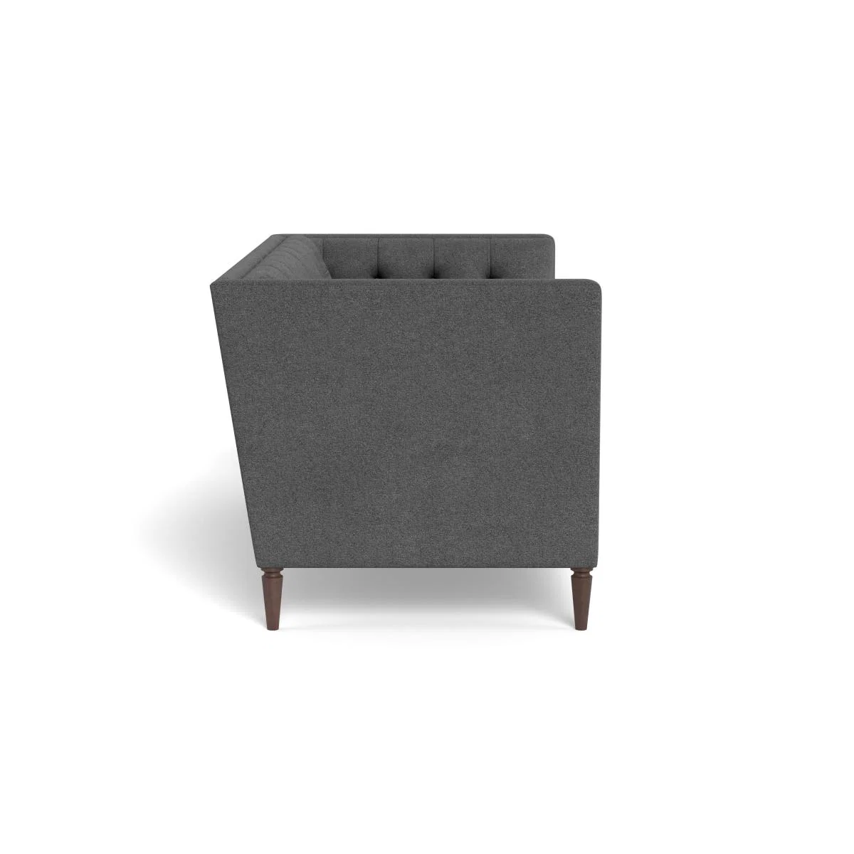 Heal's Balmoral 3 Seater Sofa Boucle Indigo Natural Oak Feet – image 3