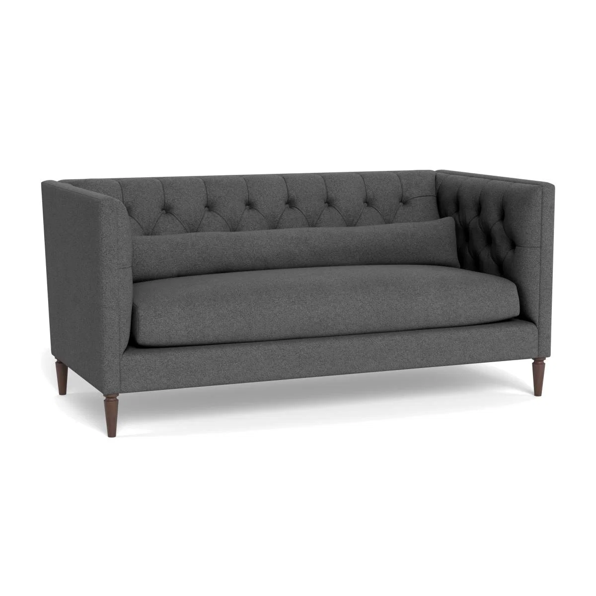Heal's Balmoral 3 Seater Sofa Boucle Indigo Natural Oak Feet – image 1