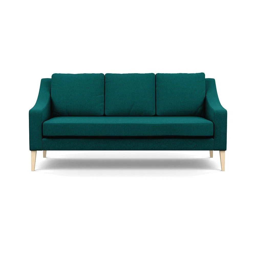 Heal's Richmond 3 Seater Sofa Brushed Cotton Pine Natural Feet – image 2