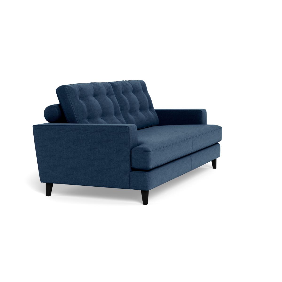 Heal's Mistral 3 Seater Sofa Capelo Linen-Cotton Inkspot Black Feet – image 3