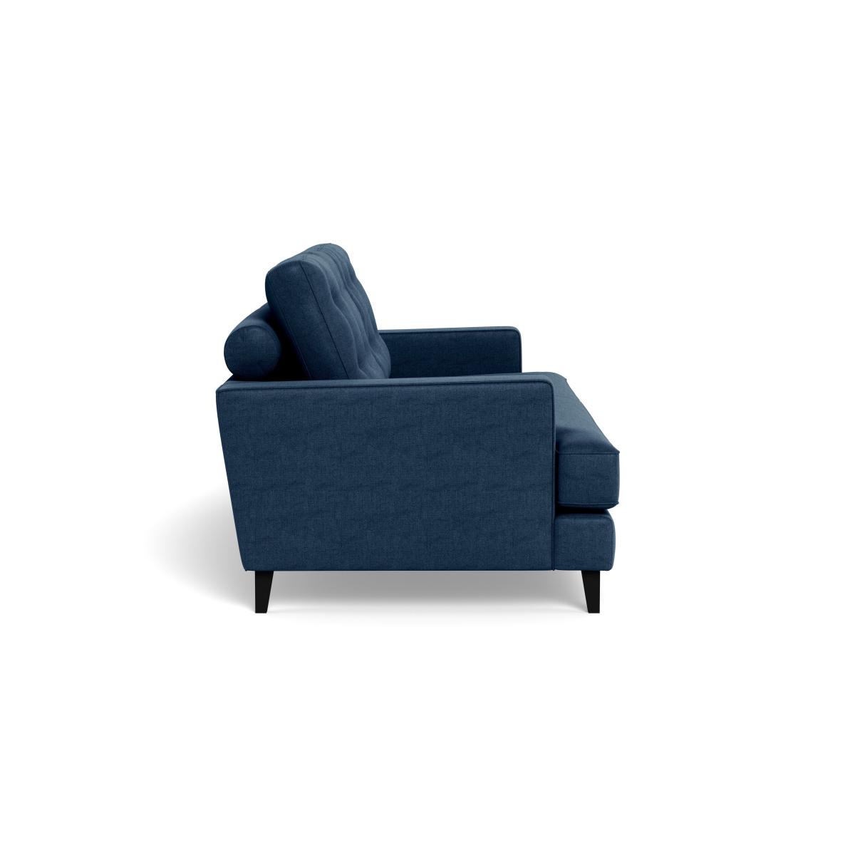 Heal's Mistral 3 Seater Sofa Capelo Linen-Cotton Inkspot Black Feet – image 4