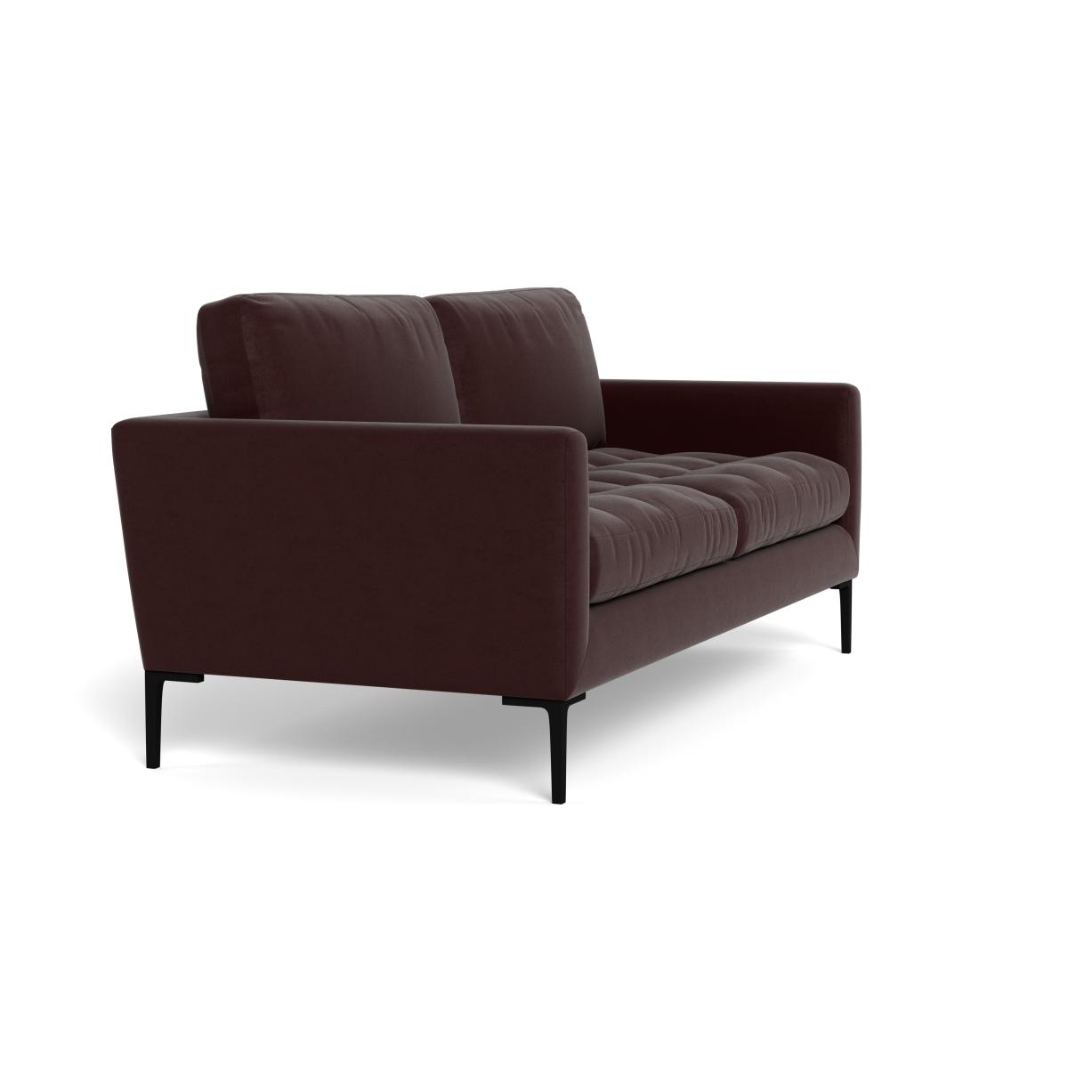 Heal's Eton 3 Seater Sofa Smart Luxe Velvet Acorn Brass Feet – image 3