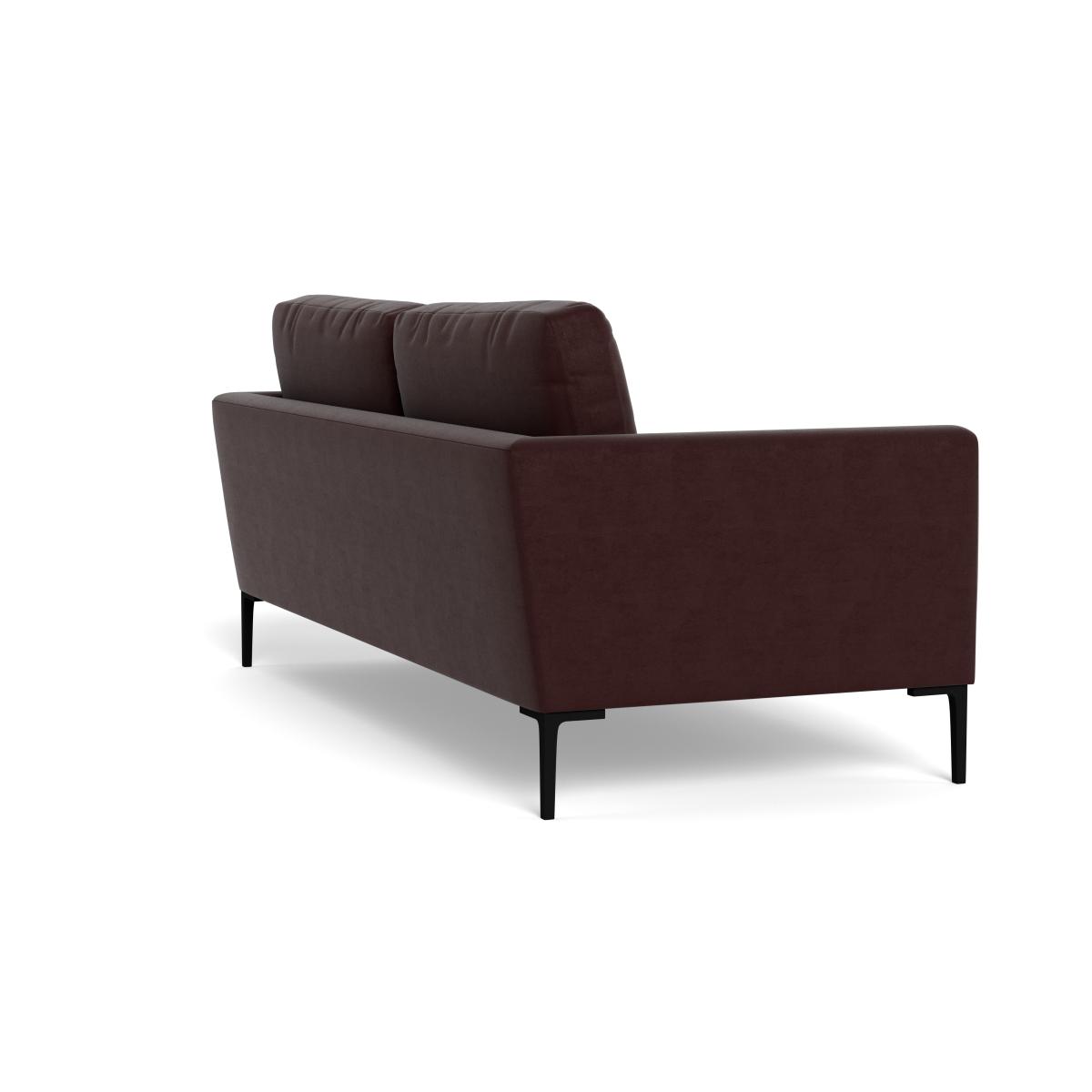 Heal's Eton 3 Seater Sofa Smart Luxe Velvet Acorn Brass Feet – image 5