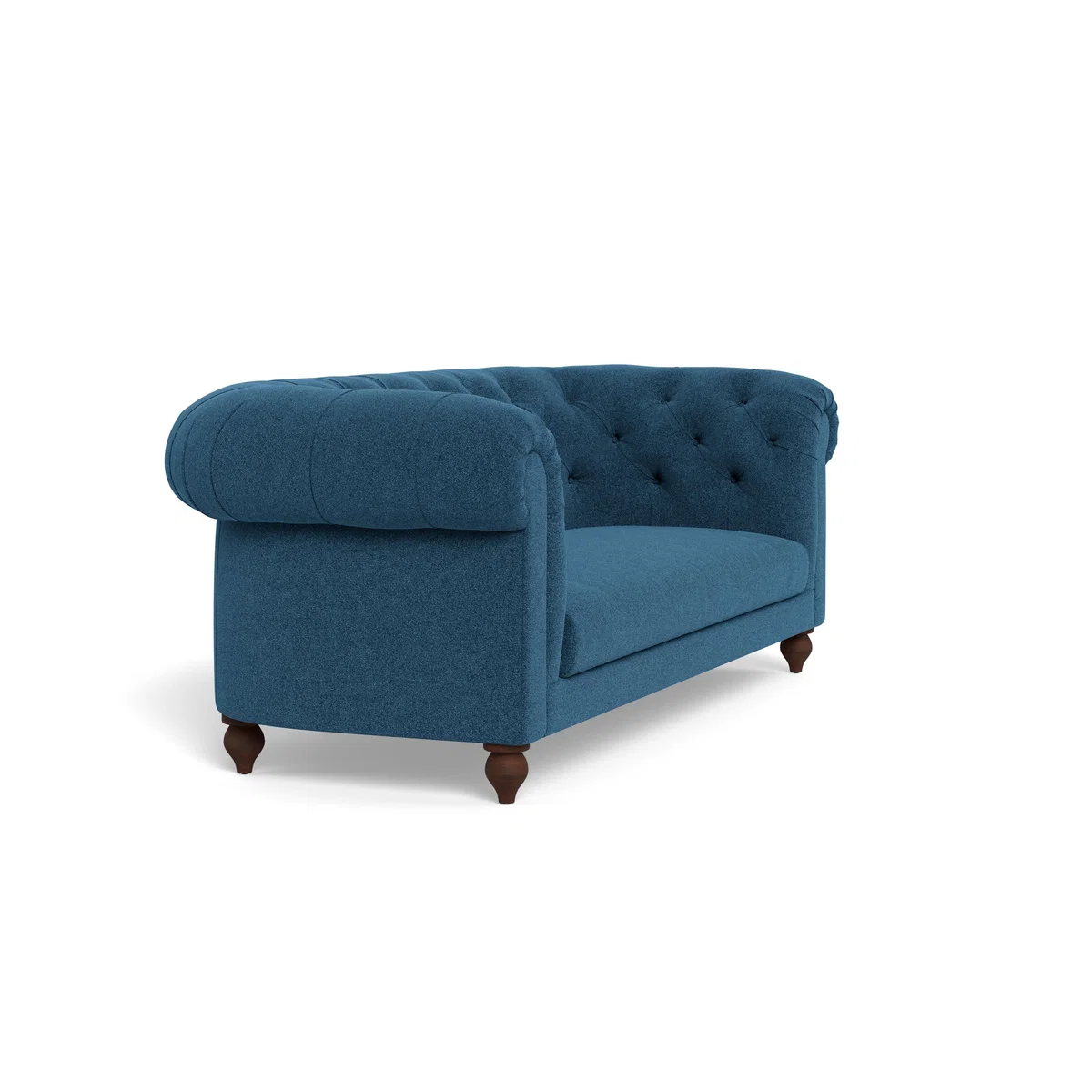 Heal's Fitzrovia 3 Seater Sofa Texture Ink Black Feet - Heal's UK Furniture – image 2