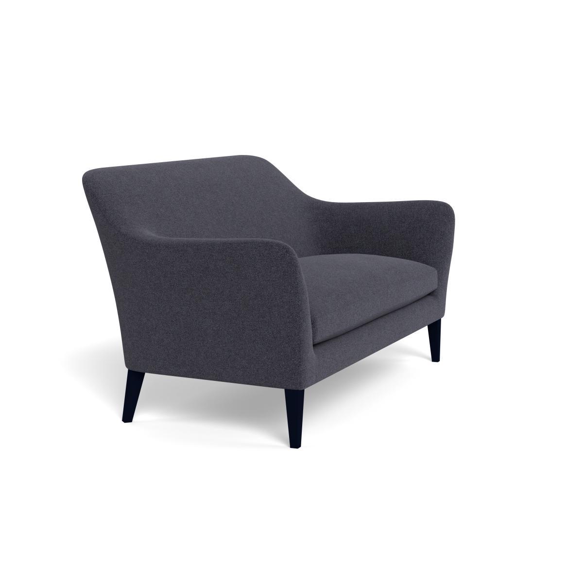 Heal's Wallis 3 Seater Sofa Texture Soot Black Oak Feet - Heal's UK Furniture – image 2
