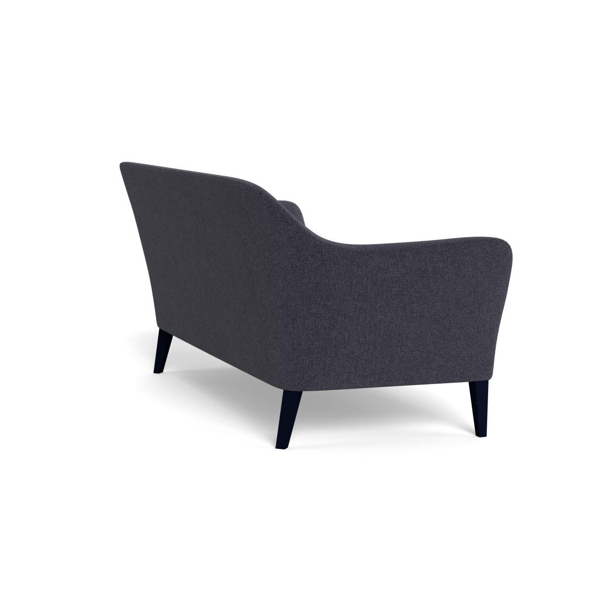 Heal's Wallis 3 Seater Sofa Texture Soot Black Oak Feet - Heal's UK Furniture – image 4