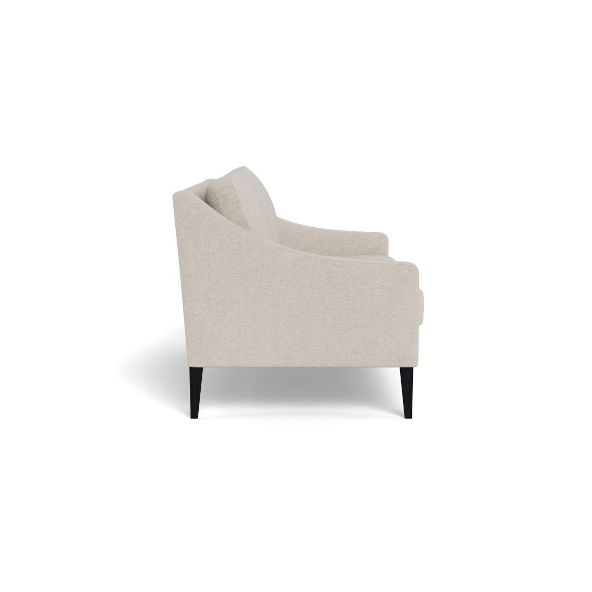 Heal's Richmond 3 Seater Sofa Texture Limestone Black Feet - Heal's UK Furniture – image 3