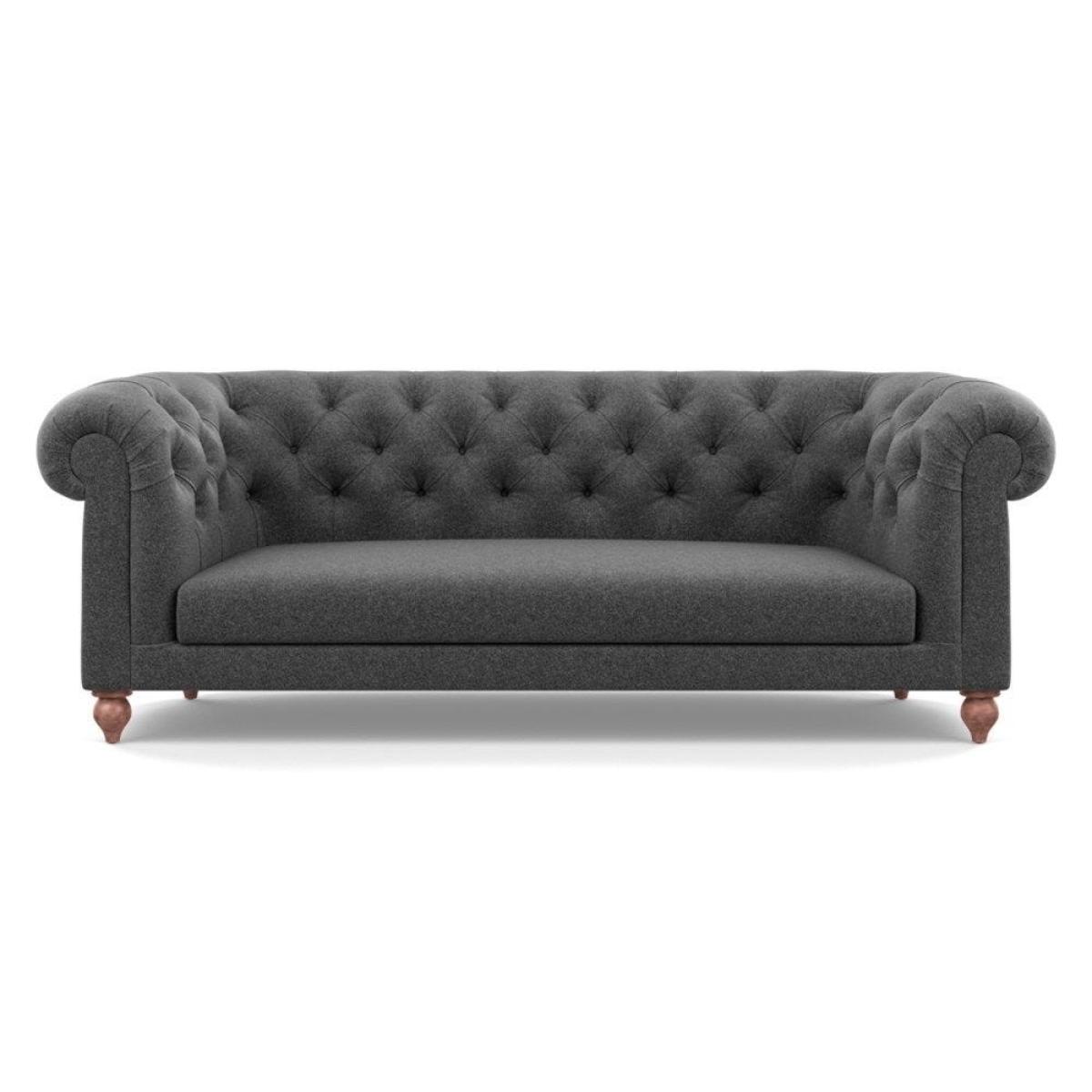 Heal's Fitzrovia 3 Seater Sofa Capelo Linen-Cotton Rosedale Stained Feet – image 13