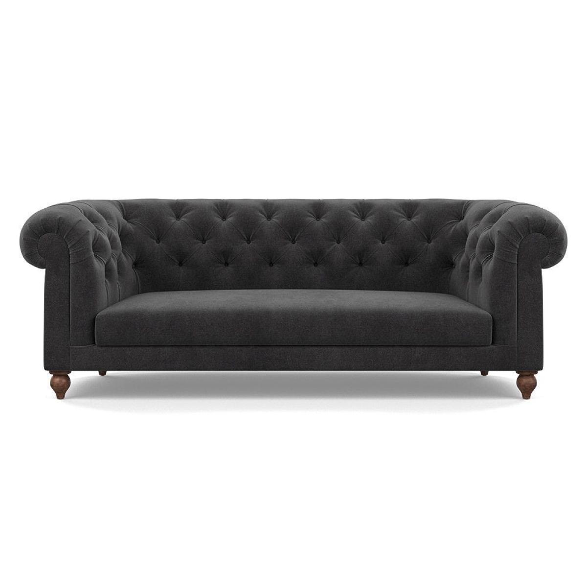 Heal's Fitzrovia 3 Seater Sofa Capelo Linen-Cotton Rosedale Stained Feet – image 36