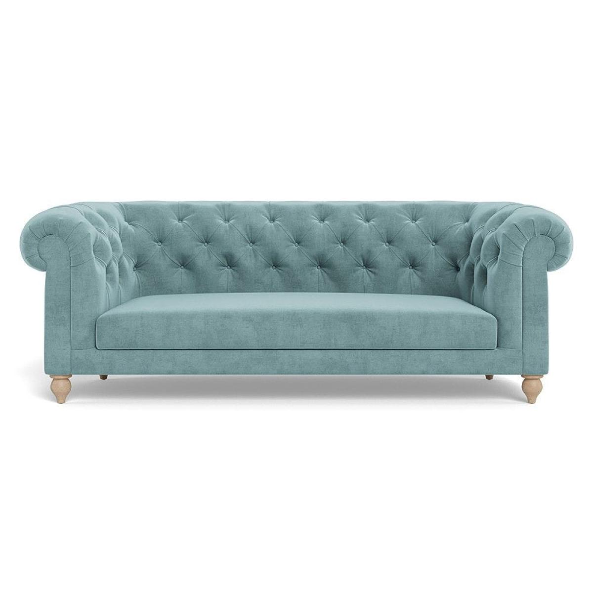 Heal's Fitzrovia 3 Seater Sofa Capelo Linen-Cotton Rosedale Stained Feet – image 49