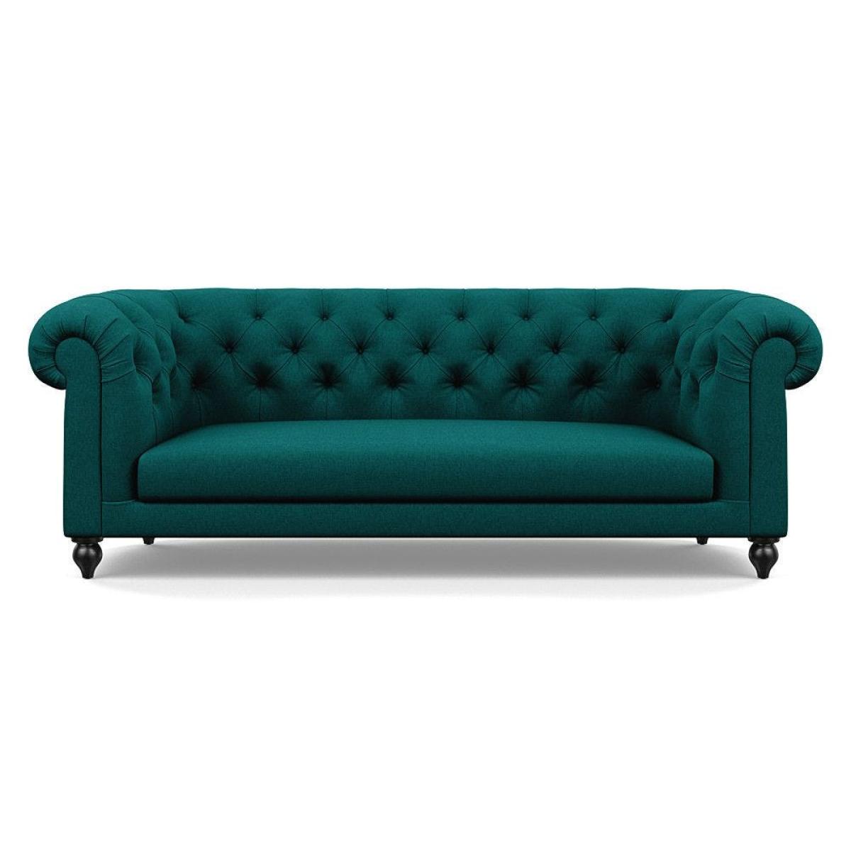 Heal's Fitzrovia 3 Seater Sofa Capelo Linen-Cotton Rosedale Stained Feet – image 62