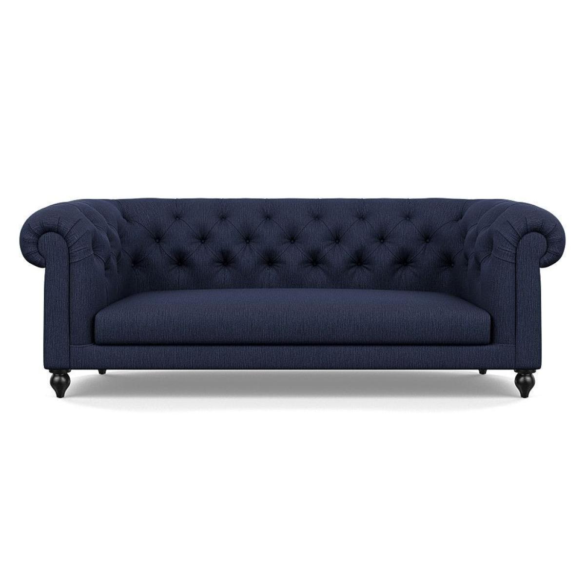 Heal's Fitzrovia 3 Seater Sofa Capelo Linen-Cotton Rosedale Stained Feet – image 66
