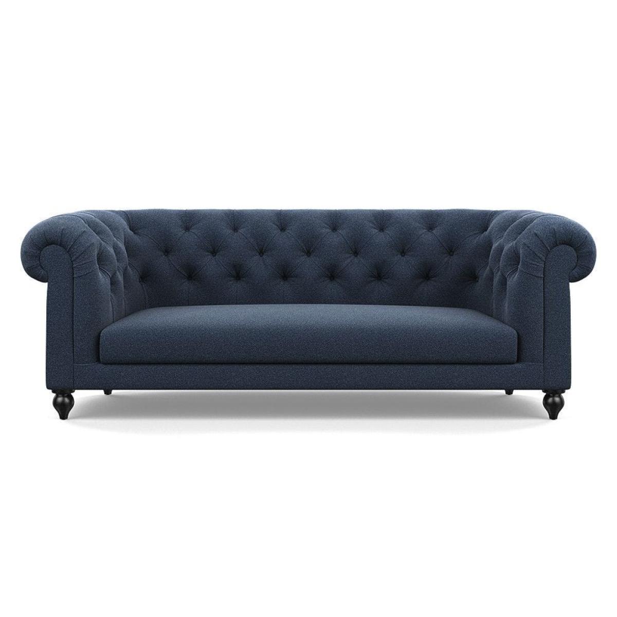 Heal's Fitzrovia 3 Seater Sofa Capelo Linen-Cotton Rosedale Stained Feet – image 67